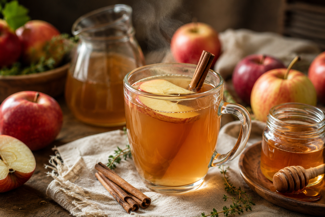 Homemade Spiced Apple Cider with Honey