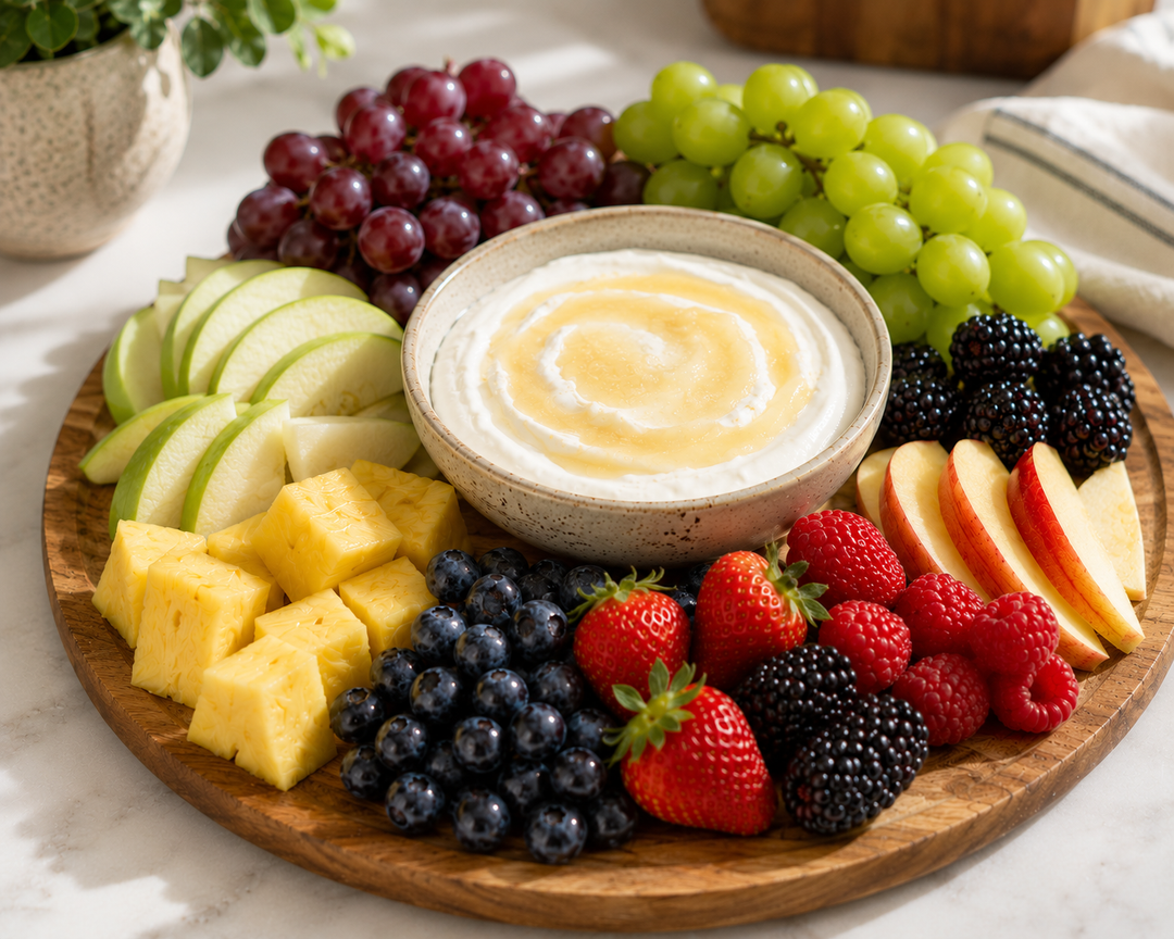 Lemon Honey Yogurt Fruit Dip