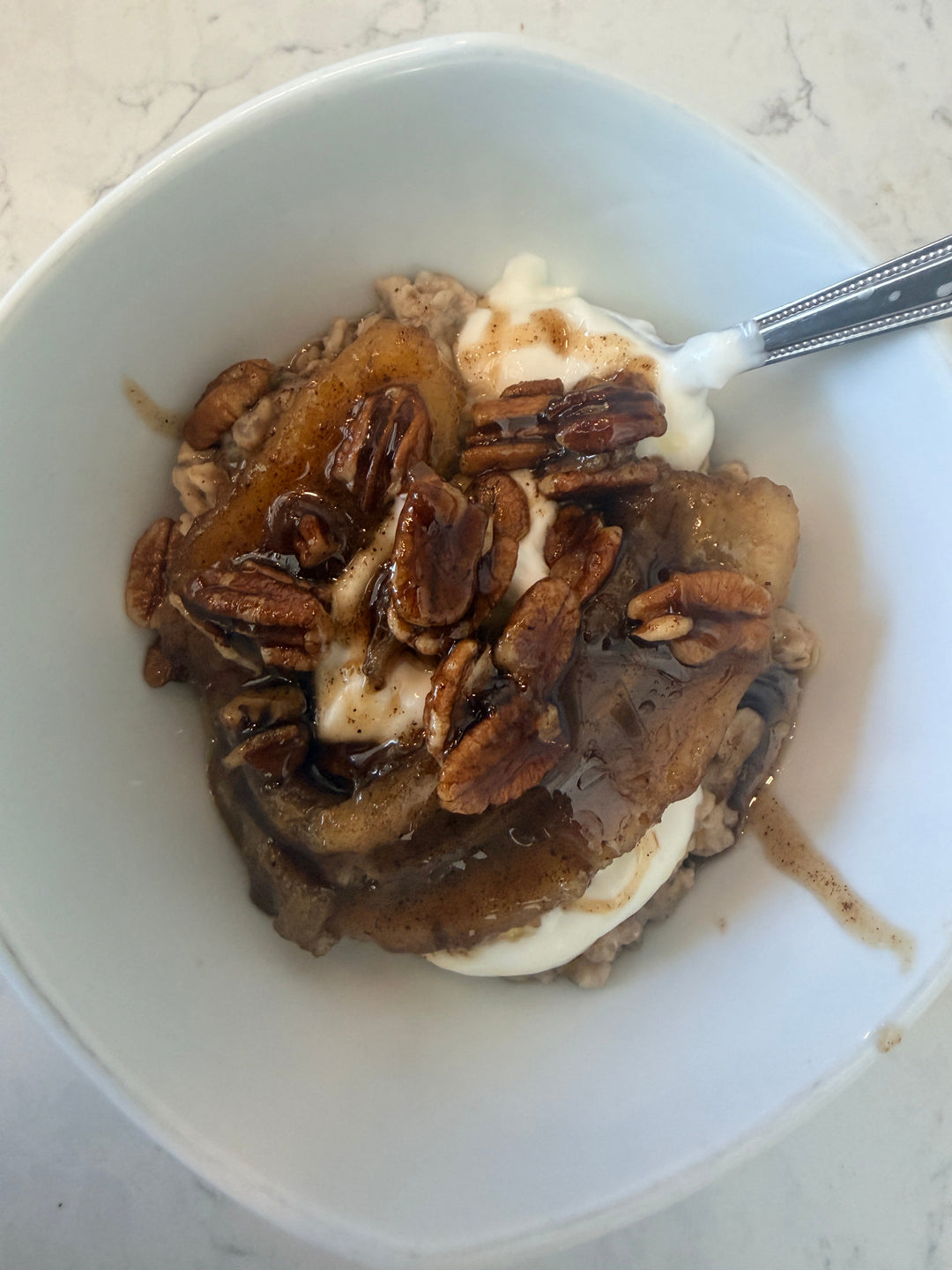 Caramelized Honey Banana Breakfast Bowl