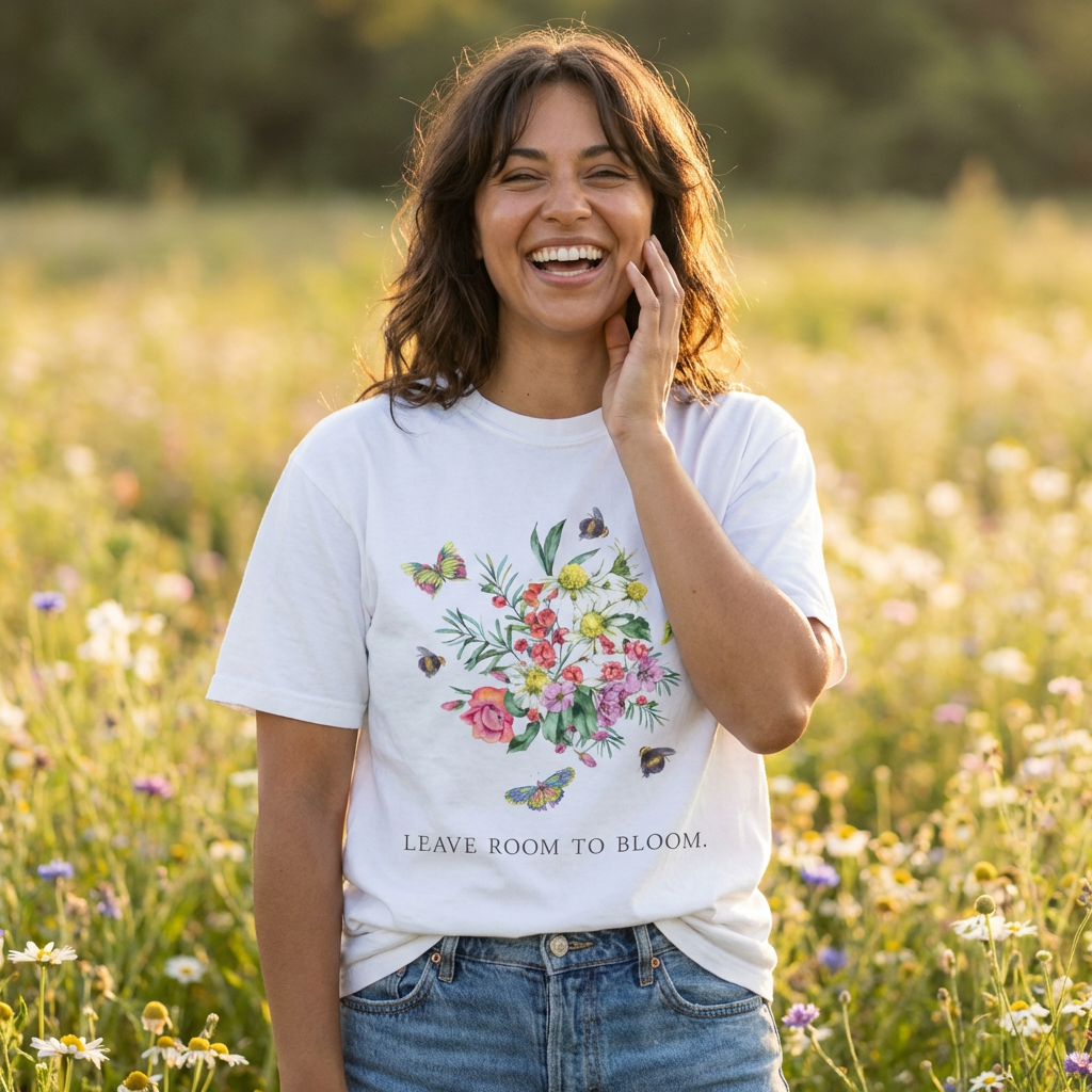 Leave Room to Bloom Tee