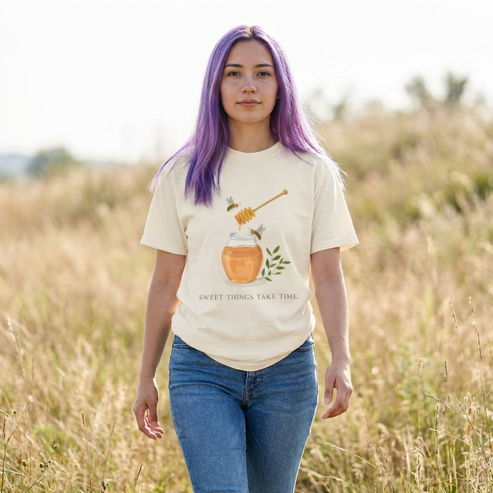 Sweet Things Take Time Tee