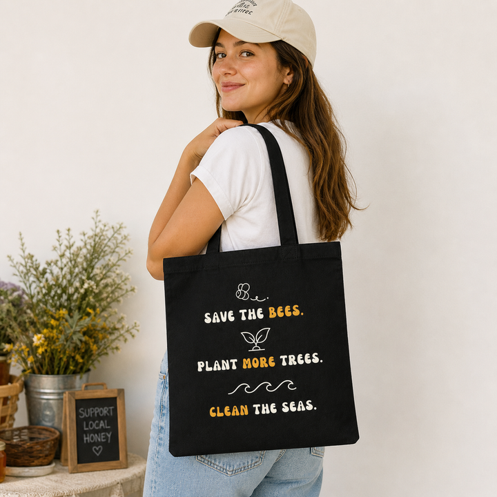 Save the Bees Tote Bag