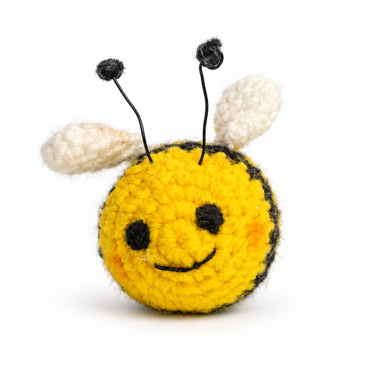 Mini Crochet Bee Plushie