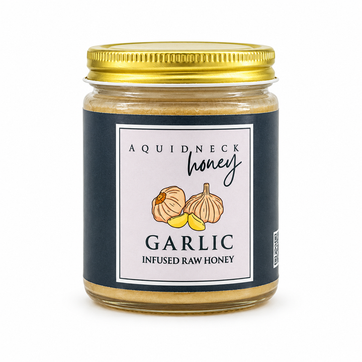 Garlic Infused Creamed Honey