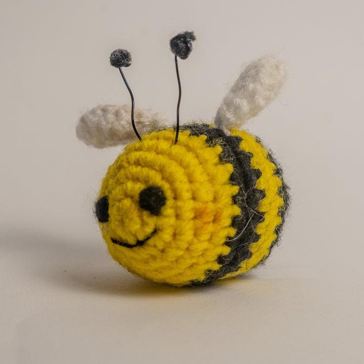 Mini Crochet Bee Plushie