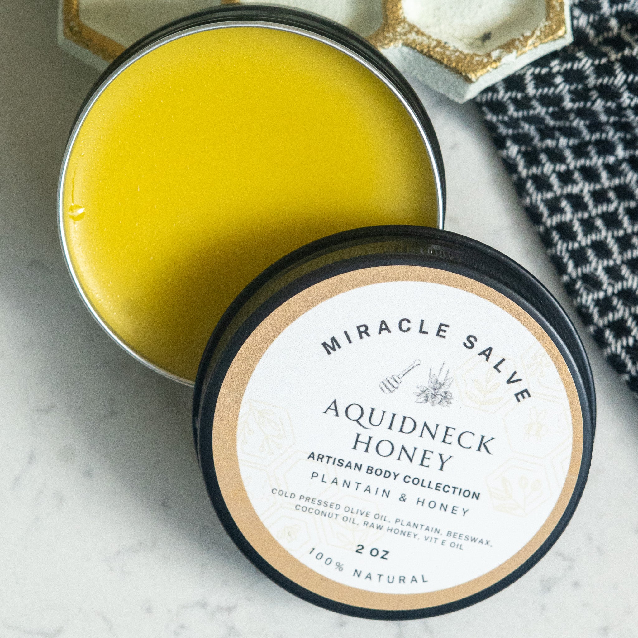 Plantain & Honey Miracle Salve – Aquidneck Honey