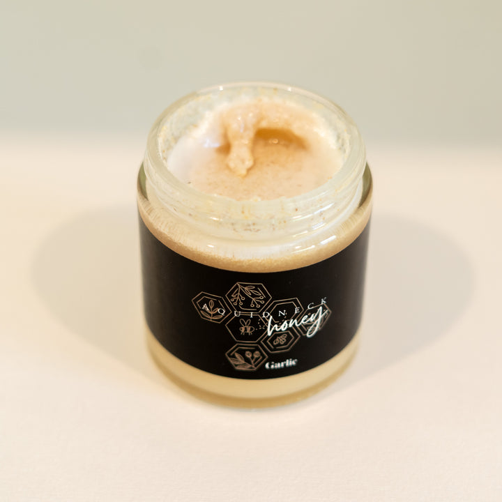 Garlic Infused Creamed Honey