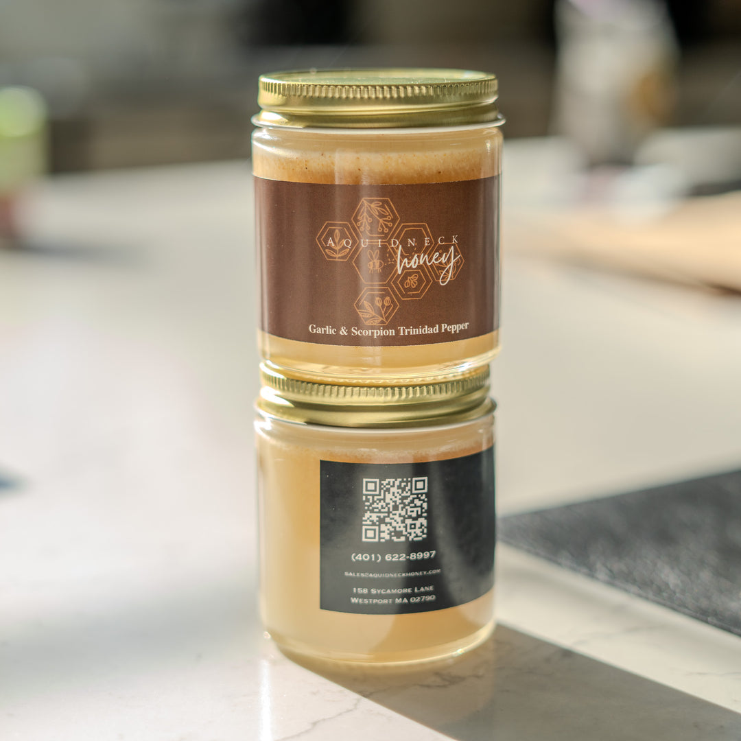 Garlic Infused Creamed Honey