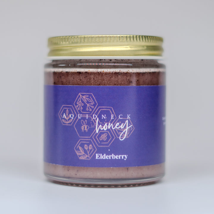 Elderberry Creamed Honey