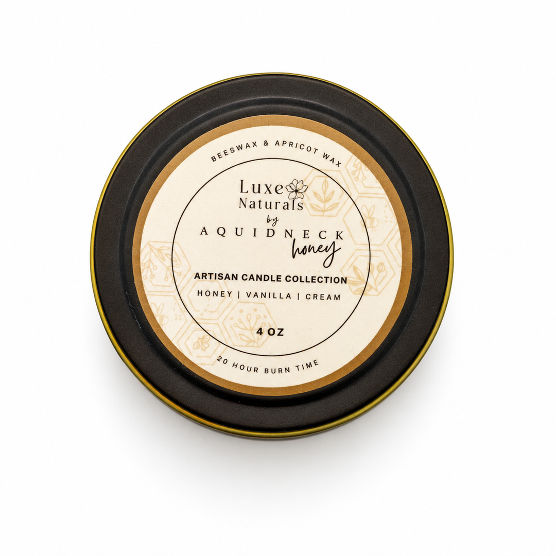 Honey & Vanilla Beeswax Candle